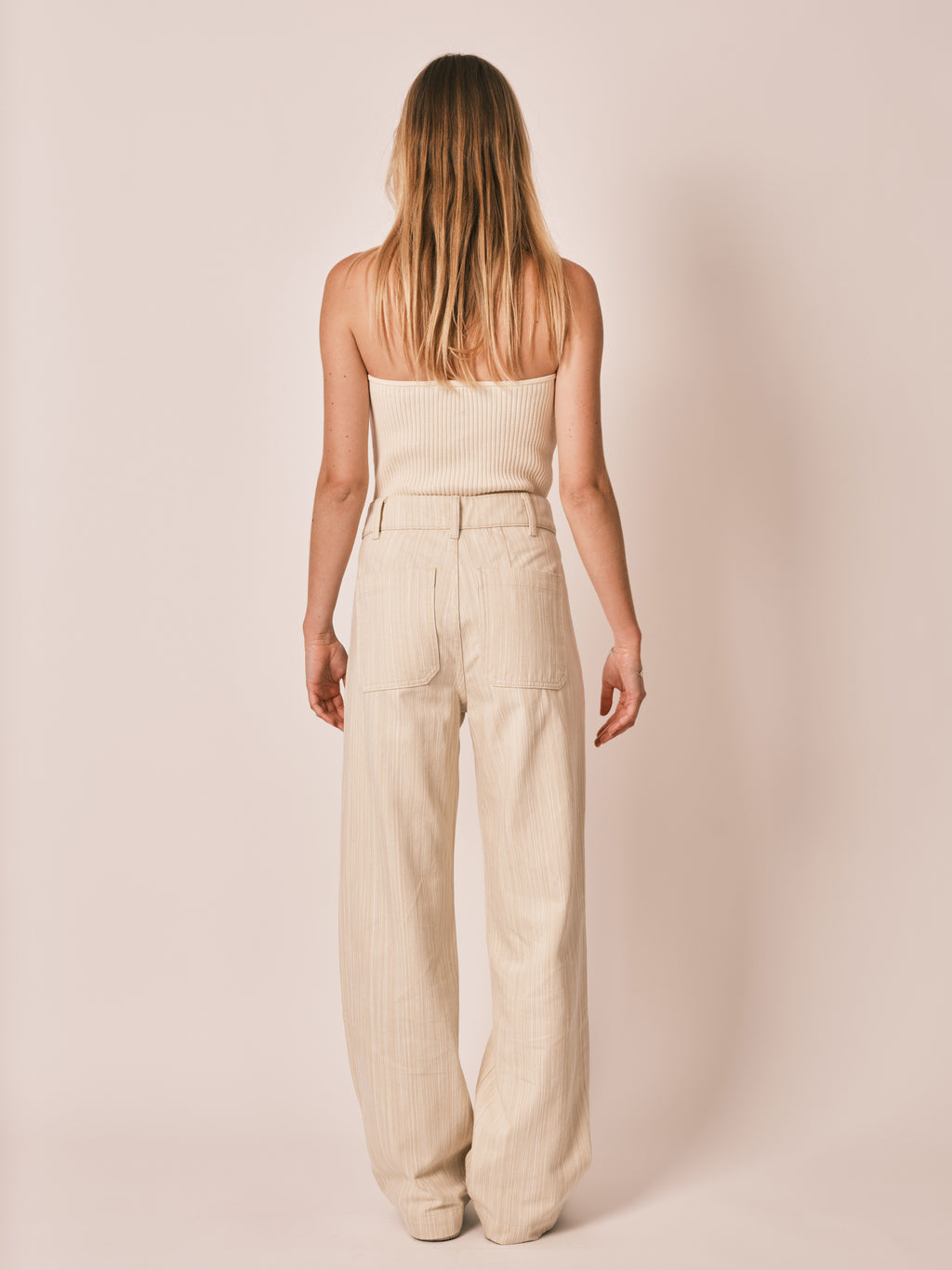FEYEL Beige Flared Pants
