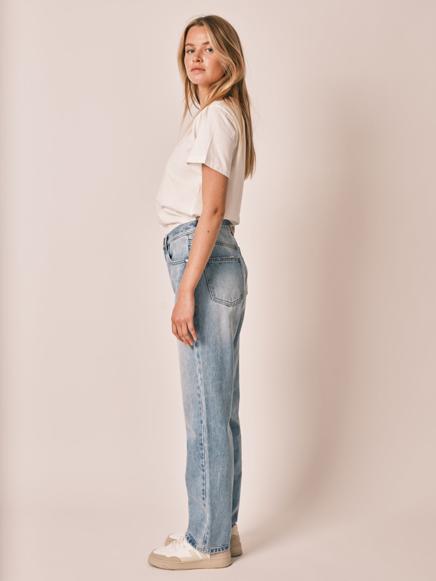 Jean boyfriend bleu clair MANON
