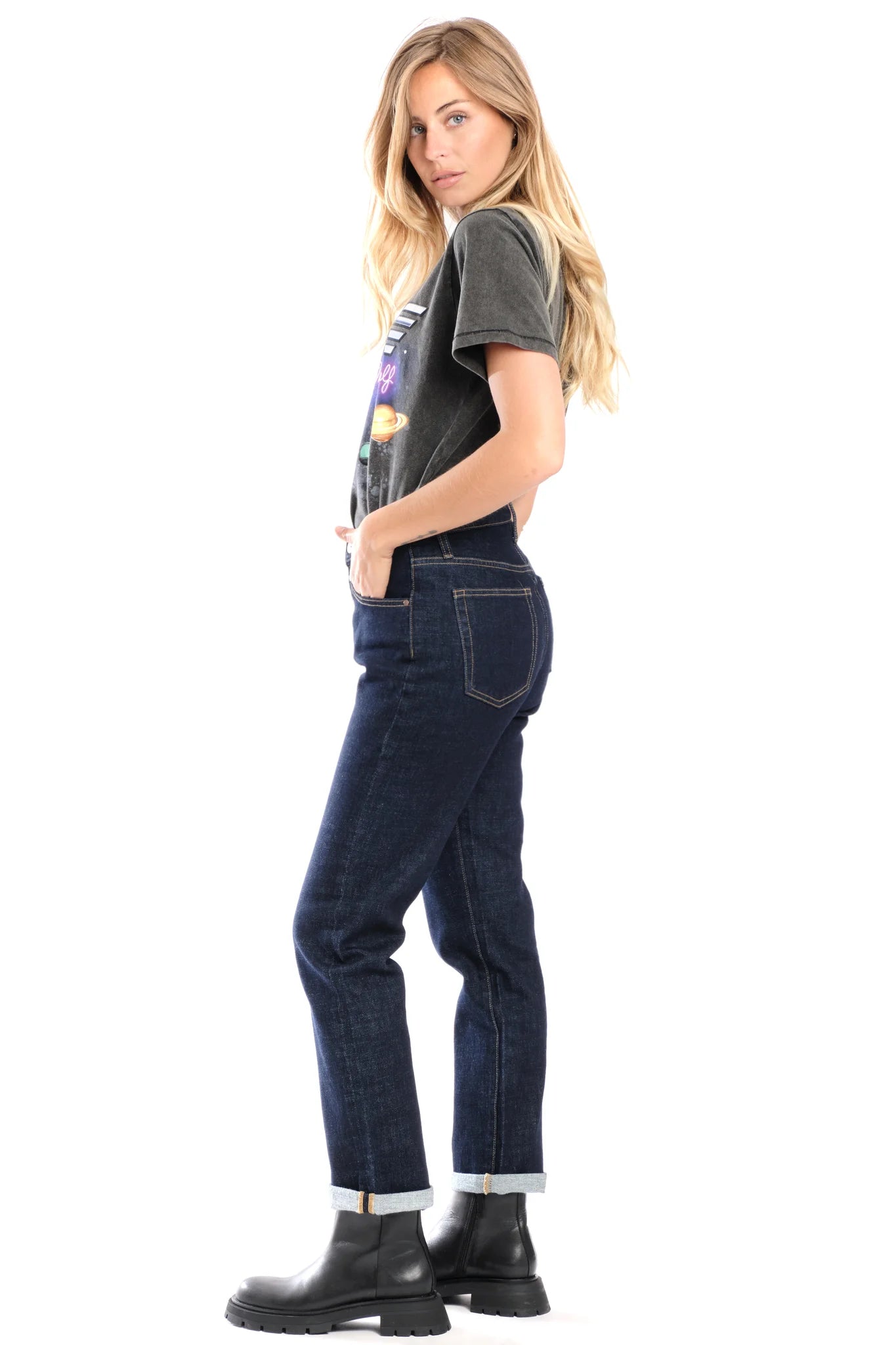 Jean mom indigo PATRICIA MFBN