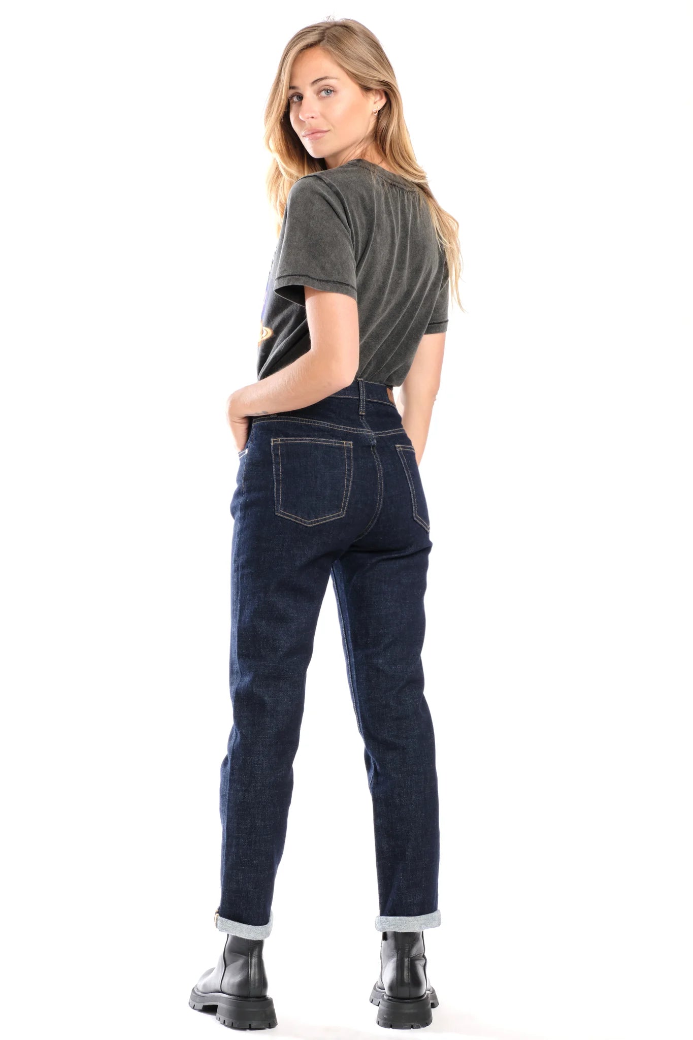 Jean mom indigo PATRICIA MFBN