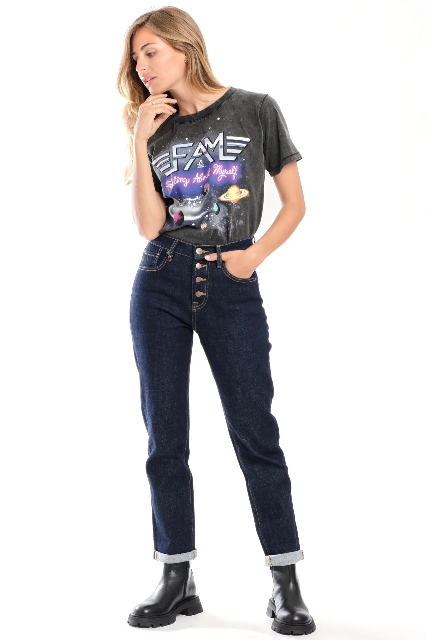 Jean mom indigo PATRICIA MFBN