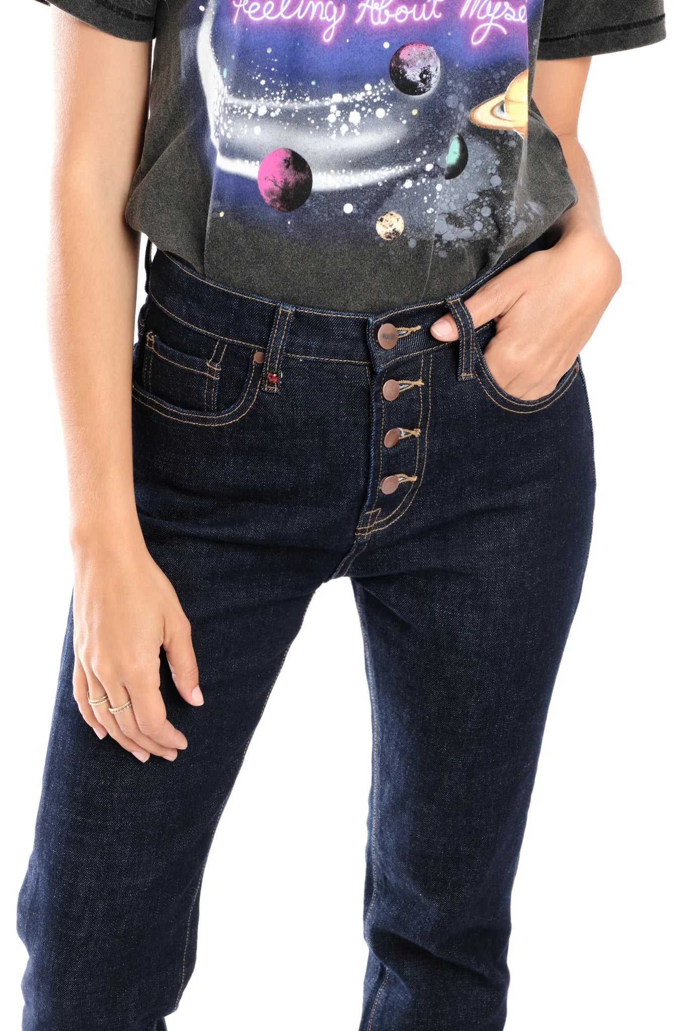 Jean mom indigo PATRICIA MFBN