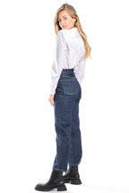 Jean straight cropped indigo POLA