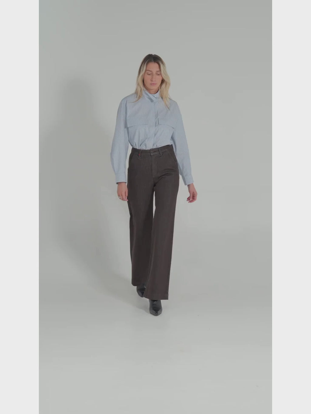 Jean évasé taille haute FRANCINE