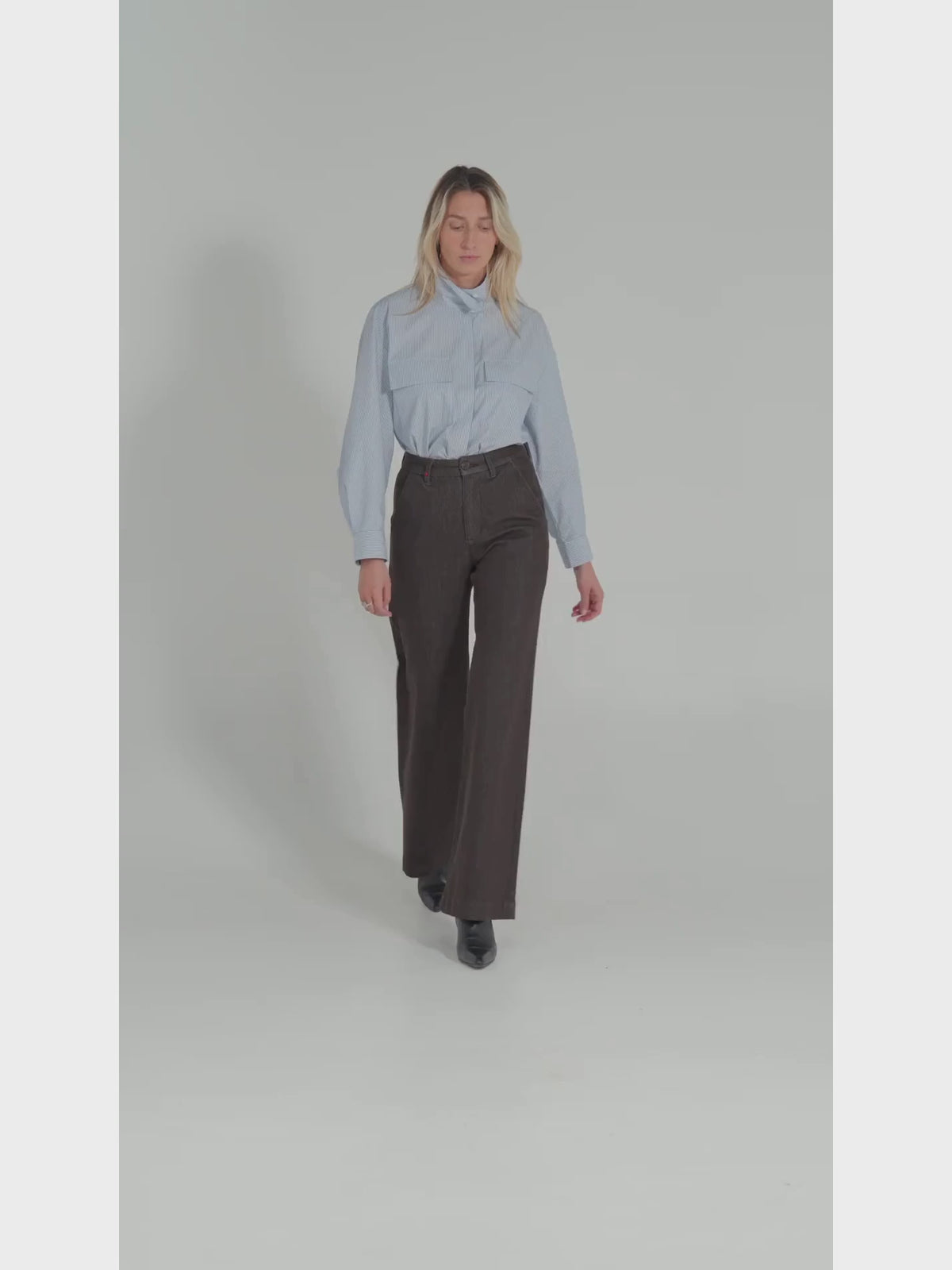 Jean évasé taille haute FRANCINE