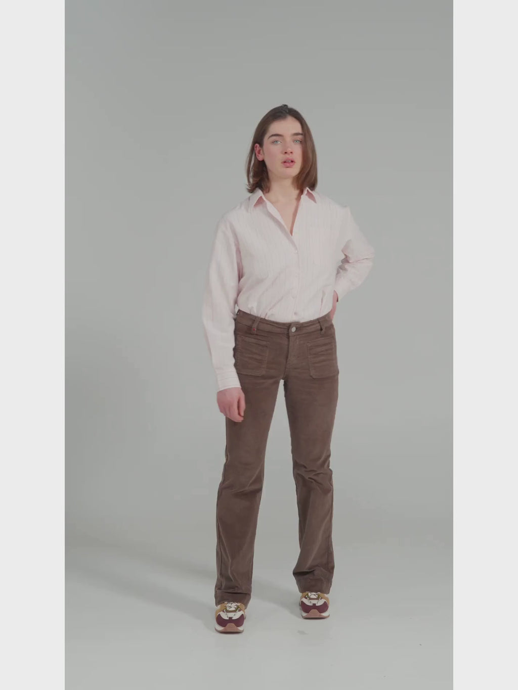 BELLA Corduroy Bootcut Trousers