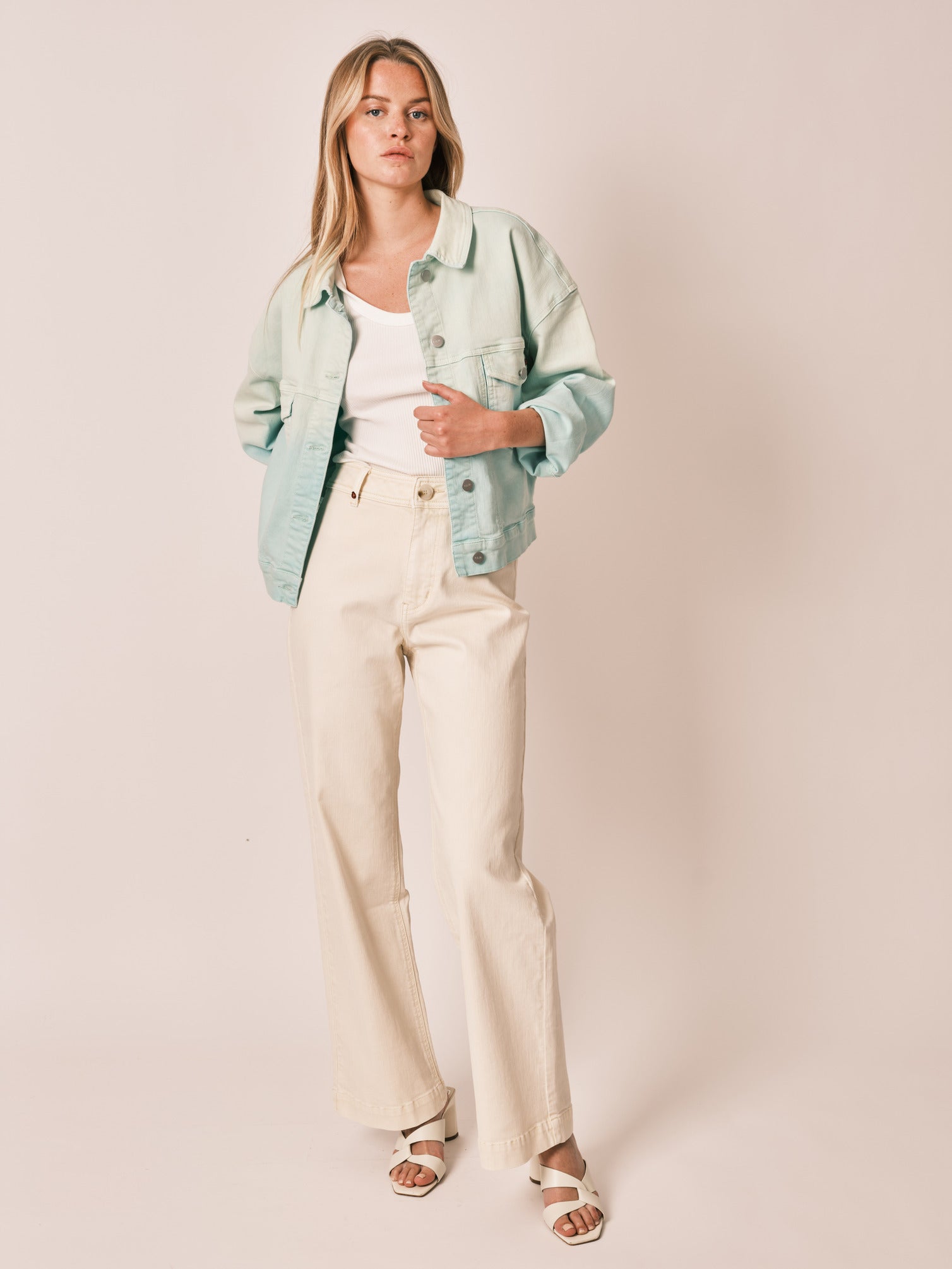 VICTORY oversized bicolor jacket