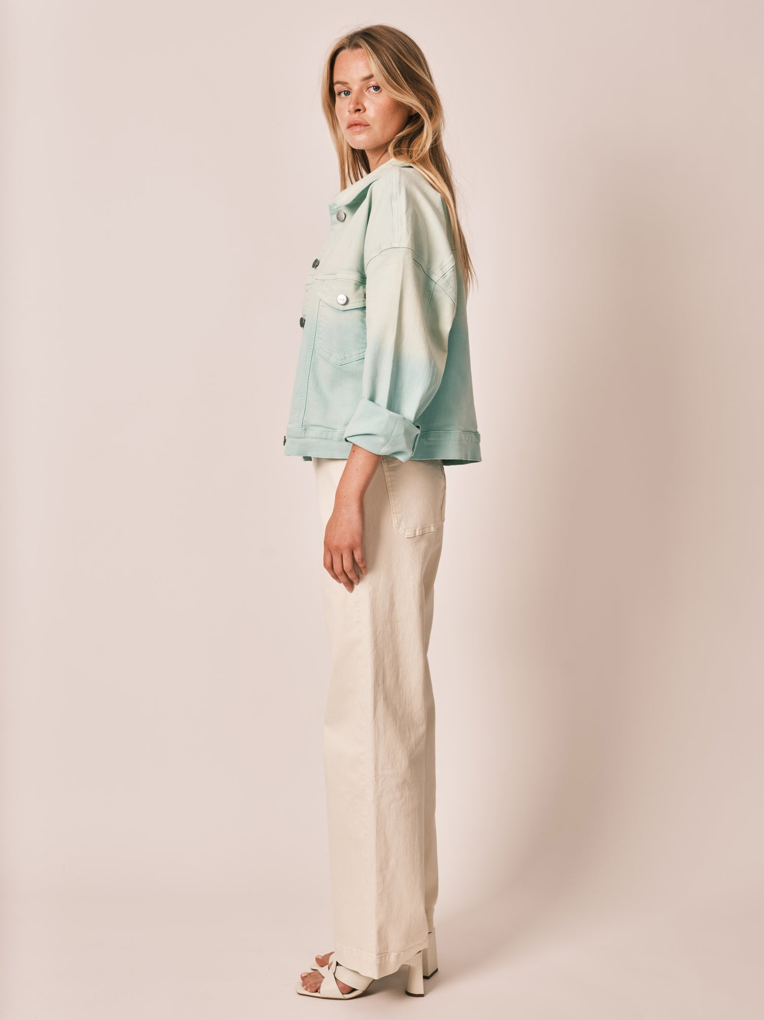 VICTORY oversized bicolor jacket
