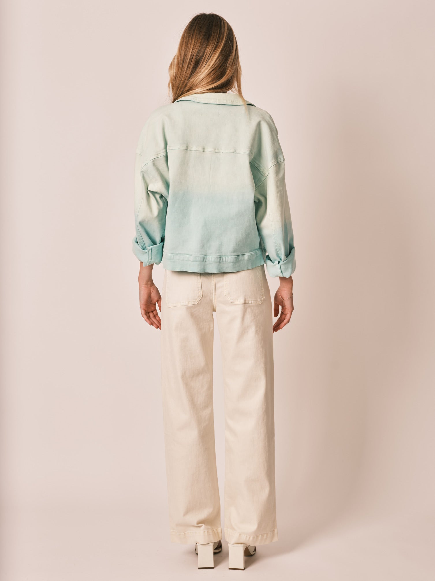 VICTORY oversized bicolor jacket