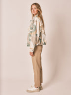 Veste oversize VIOLINE Camo 100% coton
