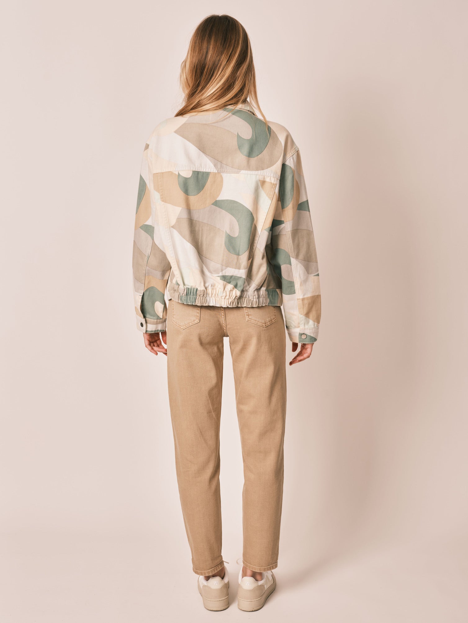 VIOLINE Camo oversized jacket 100% cotton