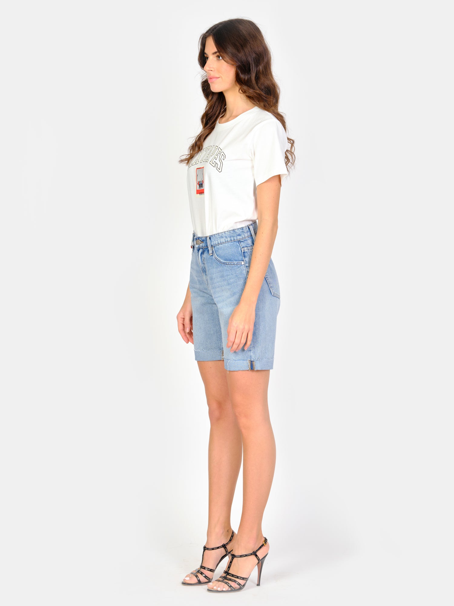 Short long en jean ALEXIA