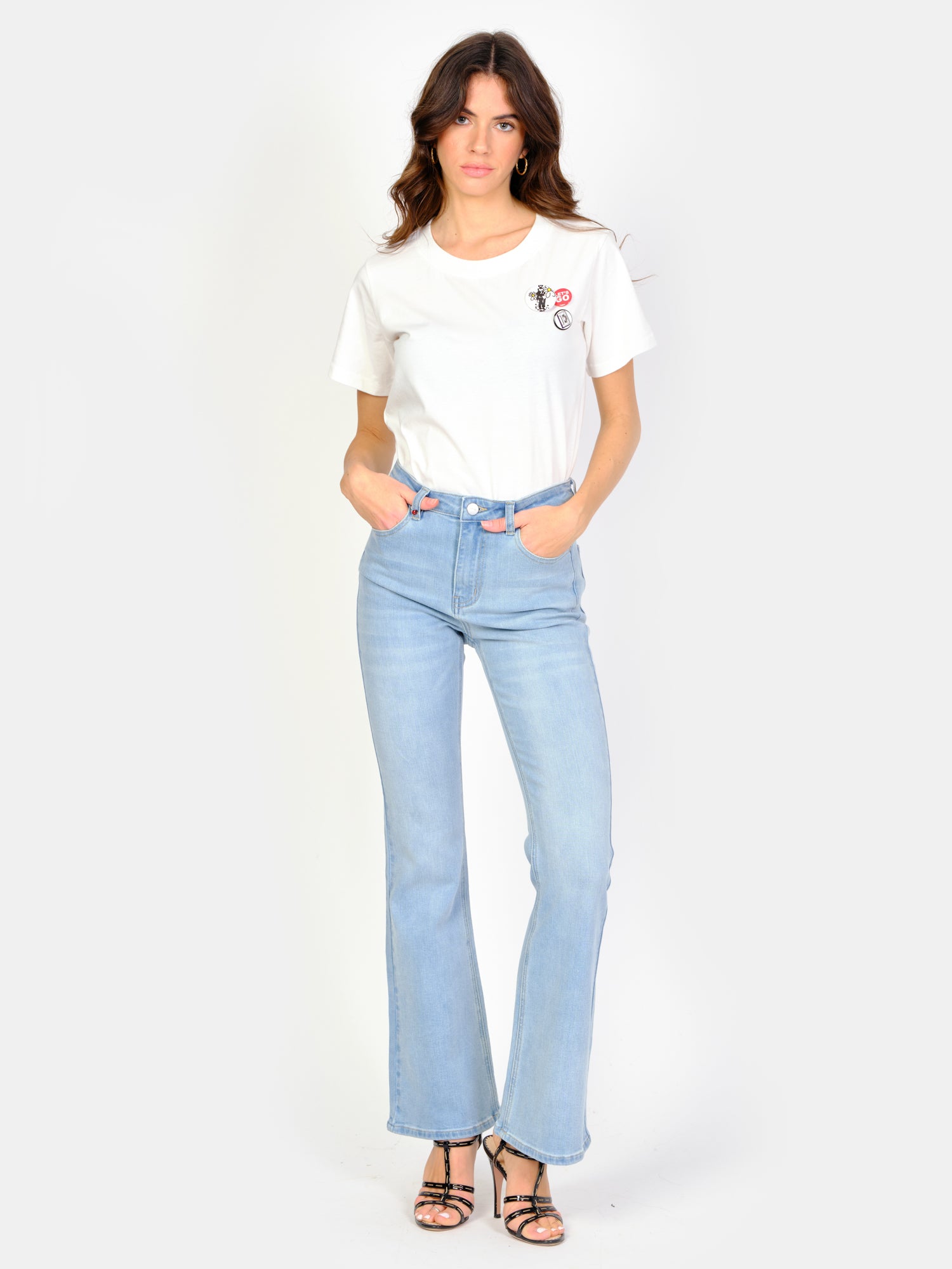 BECKY light blue flared jeans