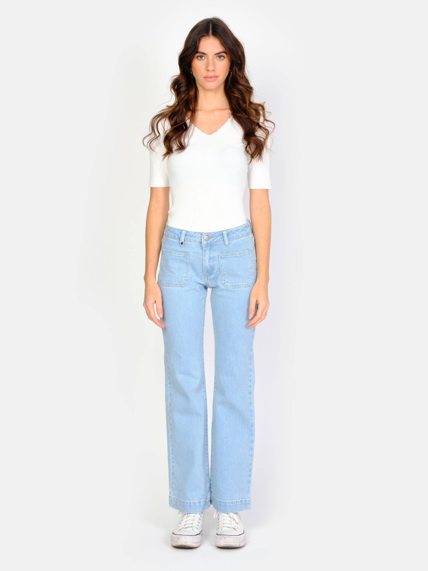 BELLA light blue bootcut jeans