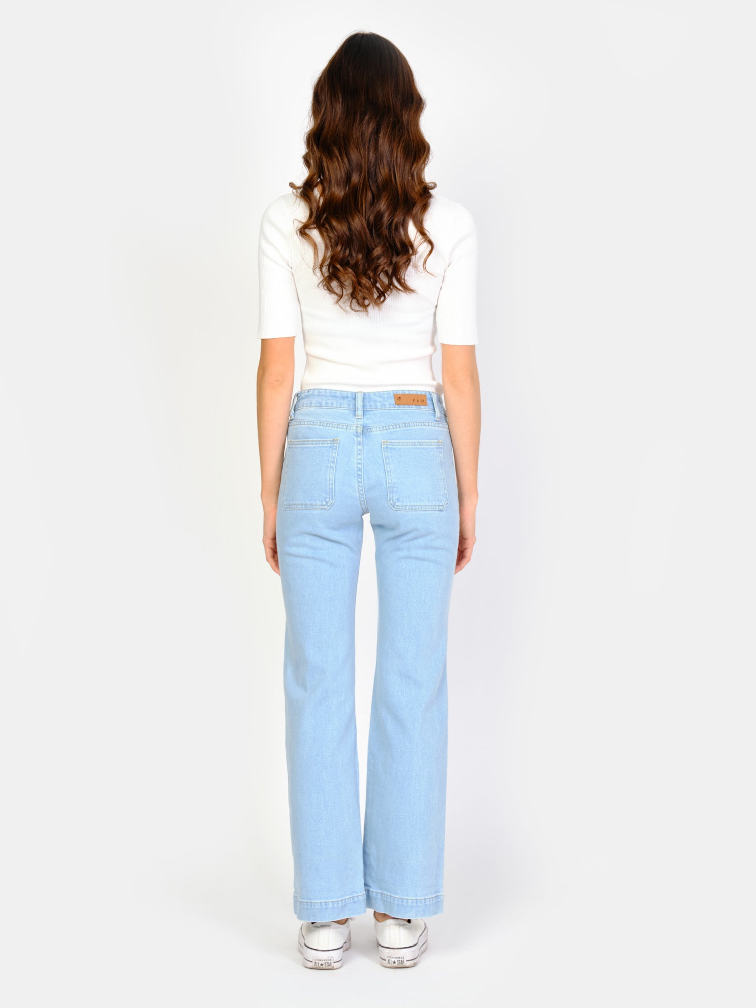 BELLA light blue bootcut jeans
