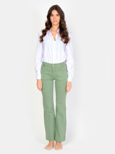 BELLA green bootcut jeans