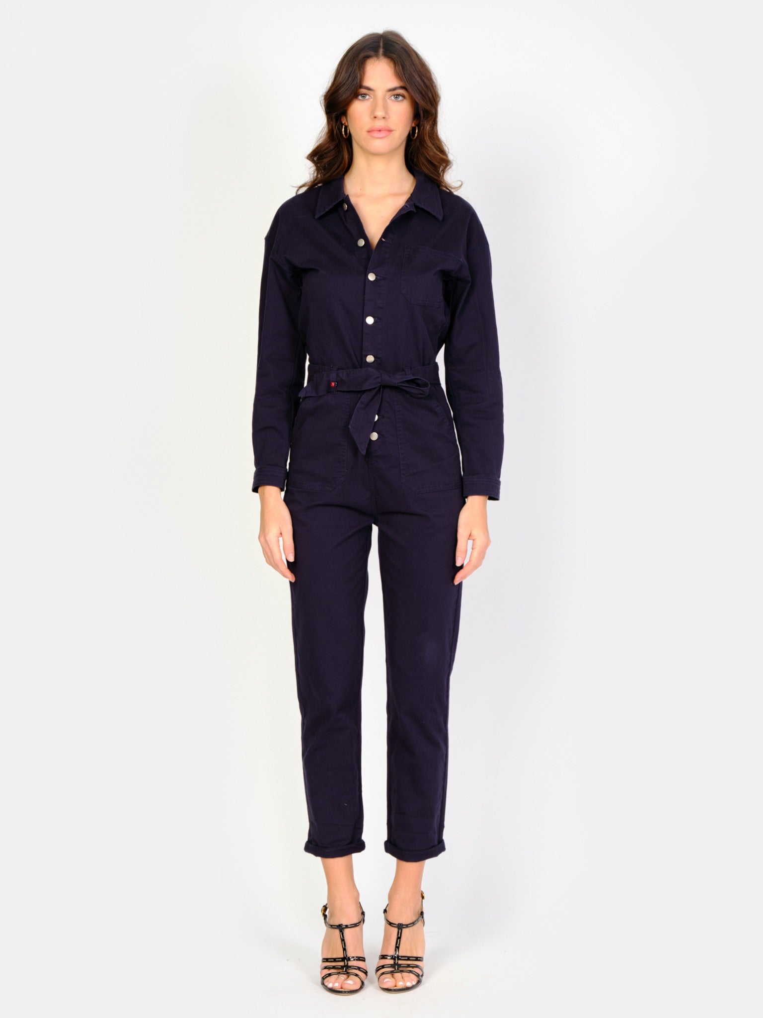Combinaison manches longues bleu marine DORIA