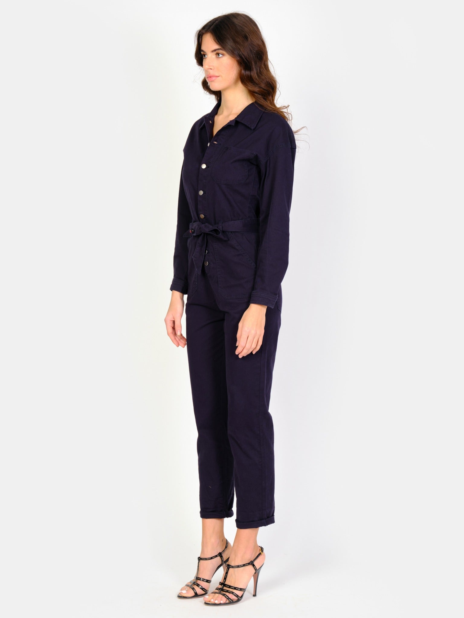 Combinaison manches longues bleu marine DORIA