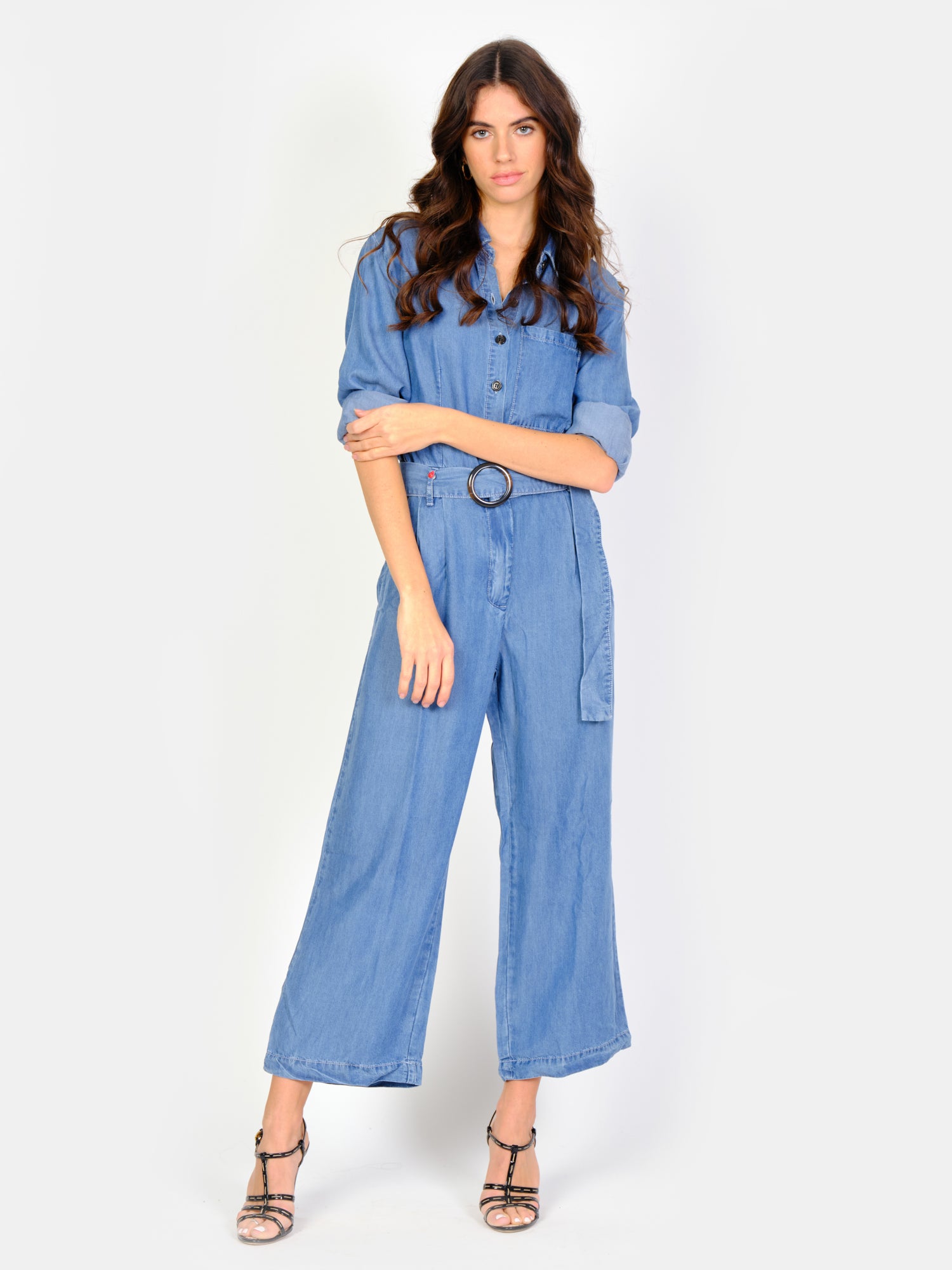 DORY blue flowing jumpsuit