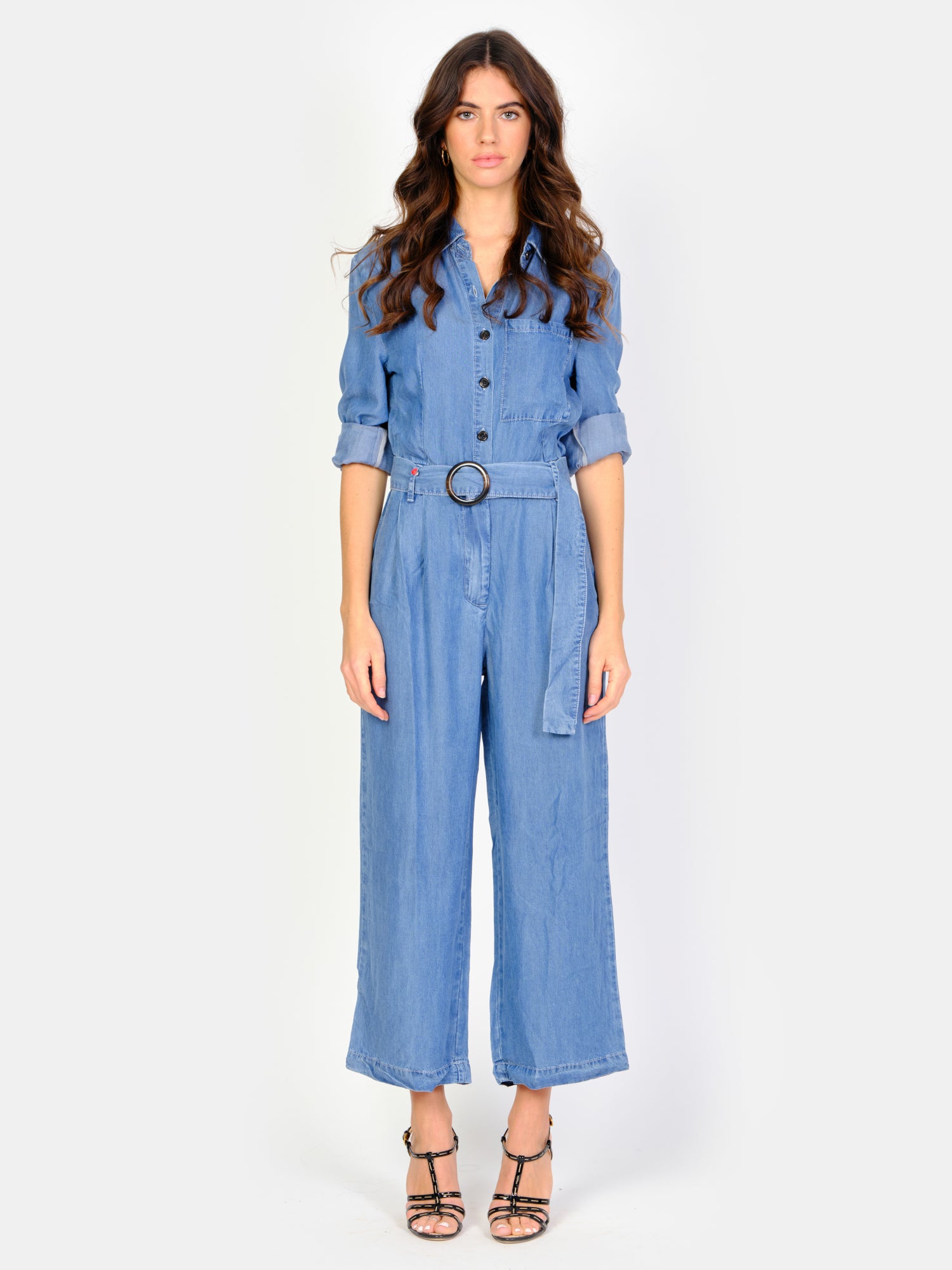 DORY blue flowing jumpsuit