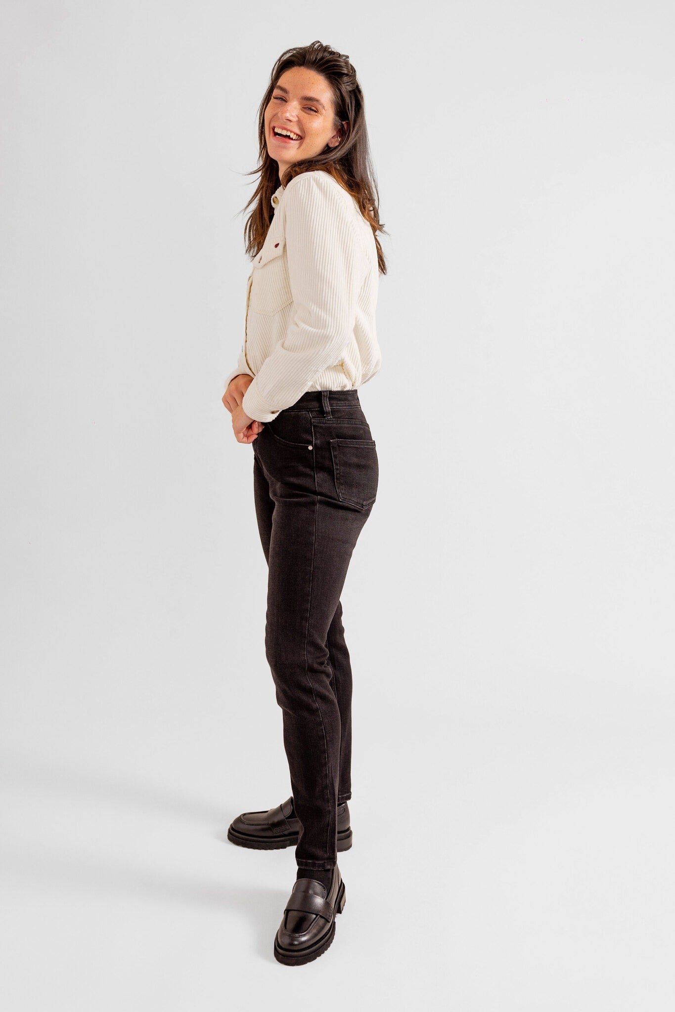 Jean slim noir EMMA