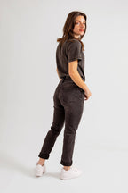 Jean slim gris foncé EMMA