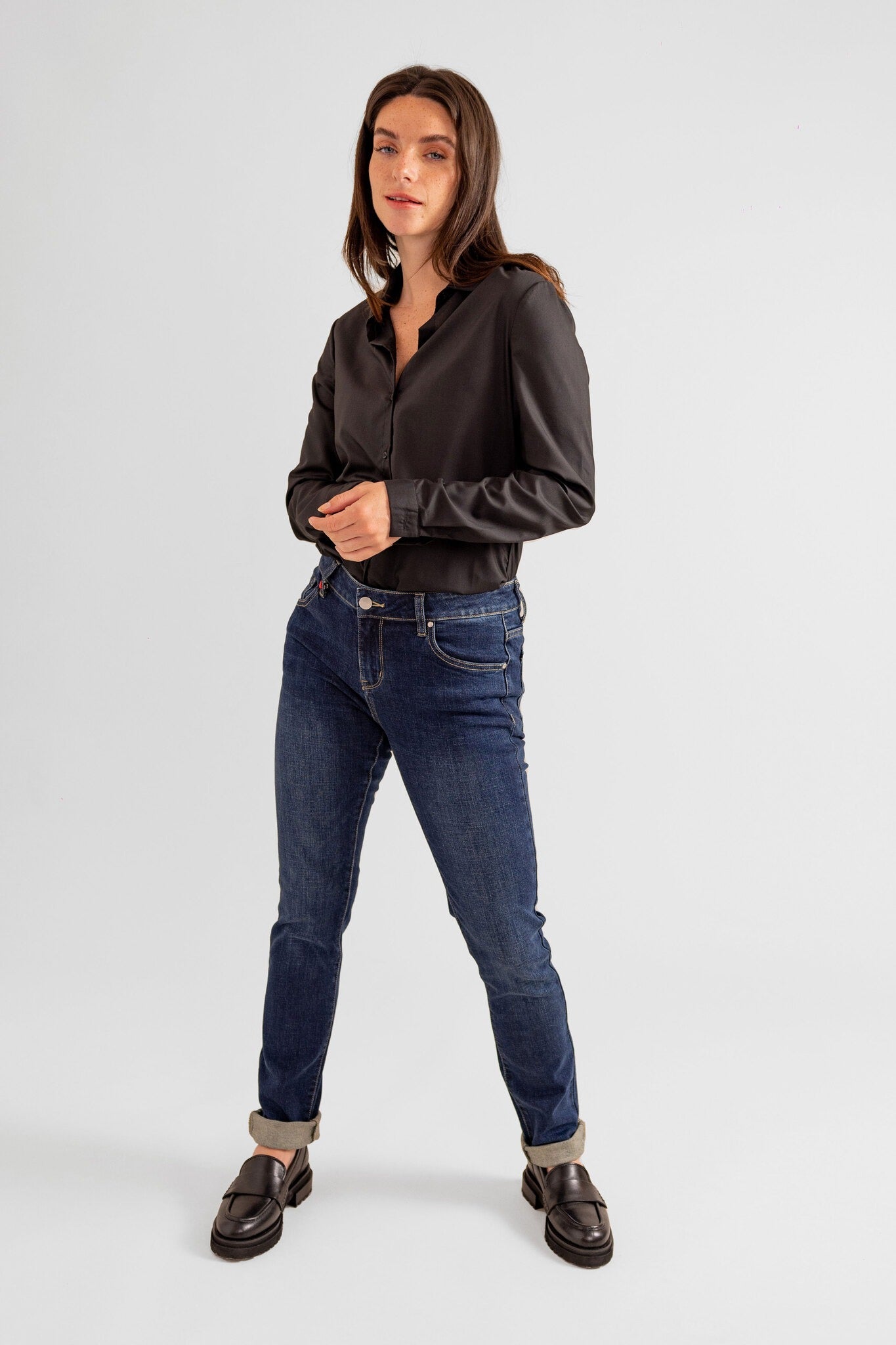 Jean slim bleu foncé ENA