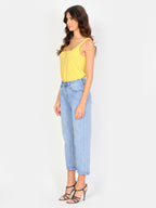 Jean balloon court bleu LOLA