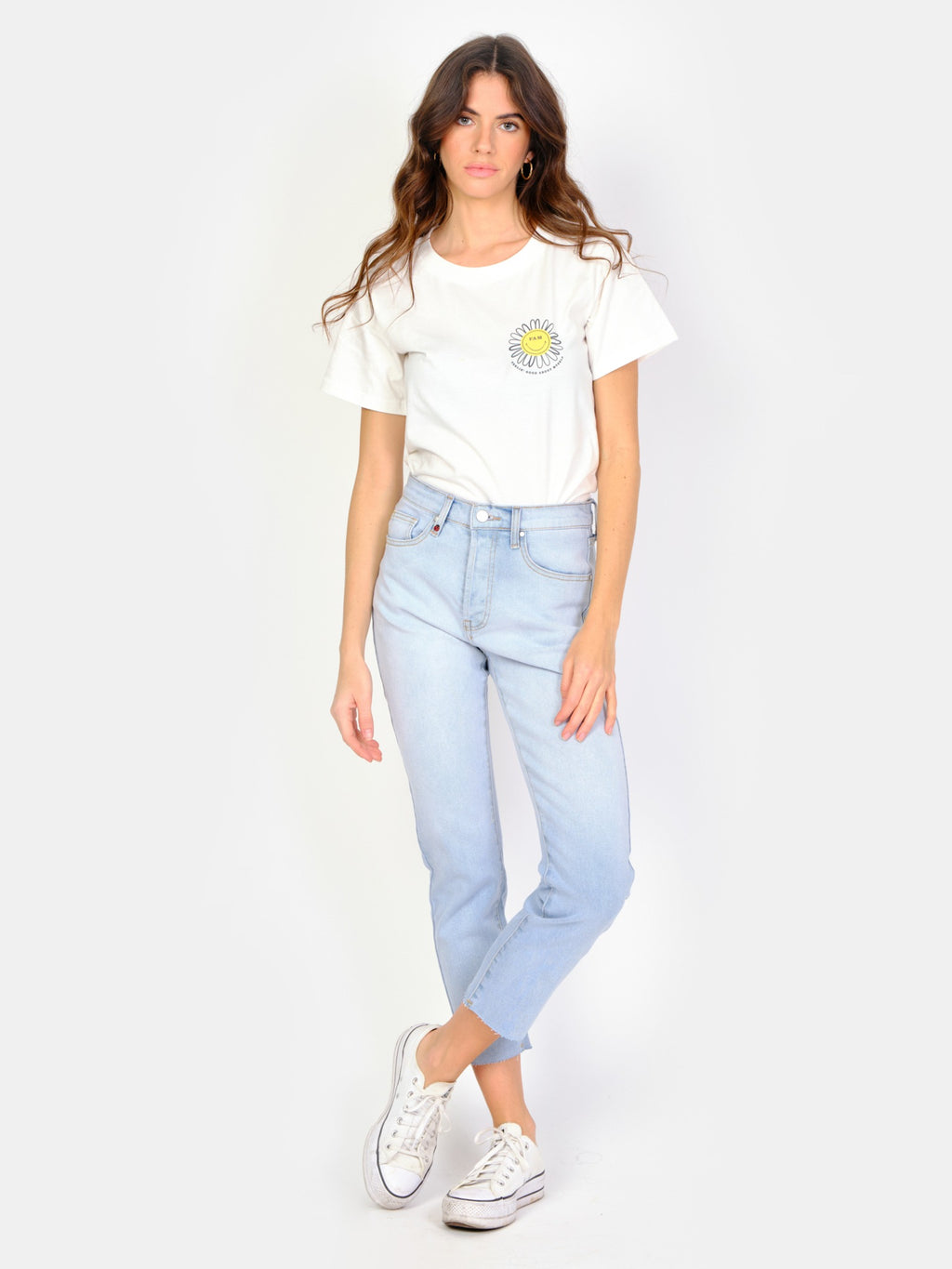 Jean mom bleu PATRICIA BLUE DYE
