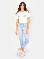 Jean mom bleu PATRICIA BLUE DYE