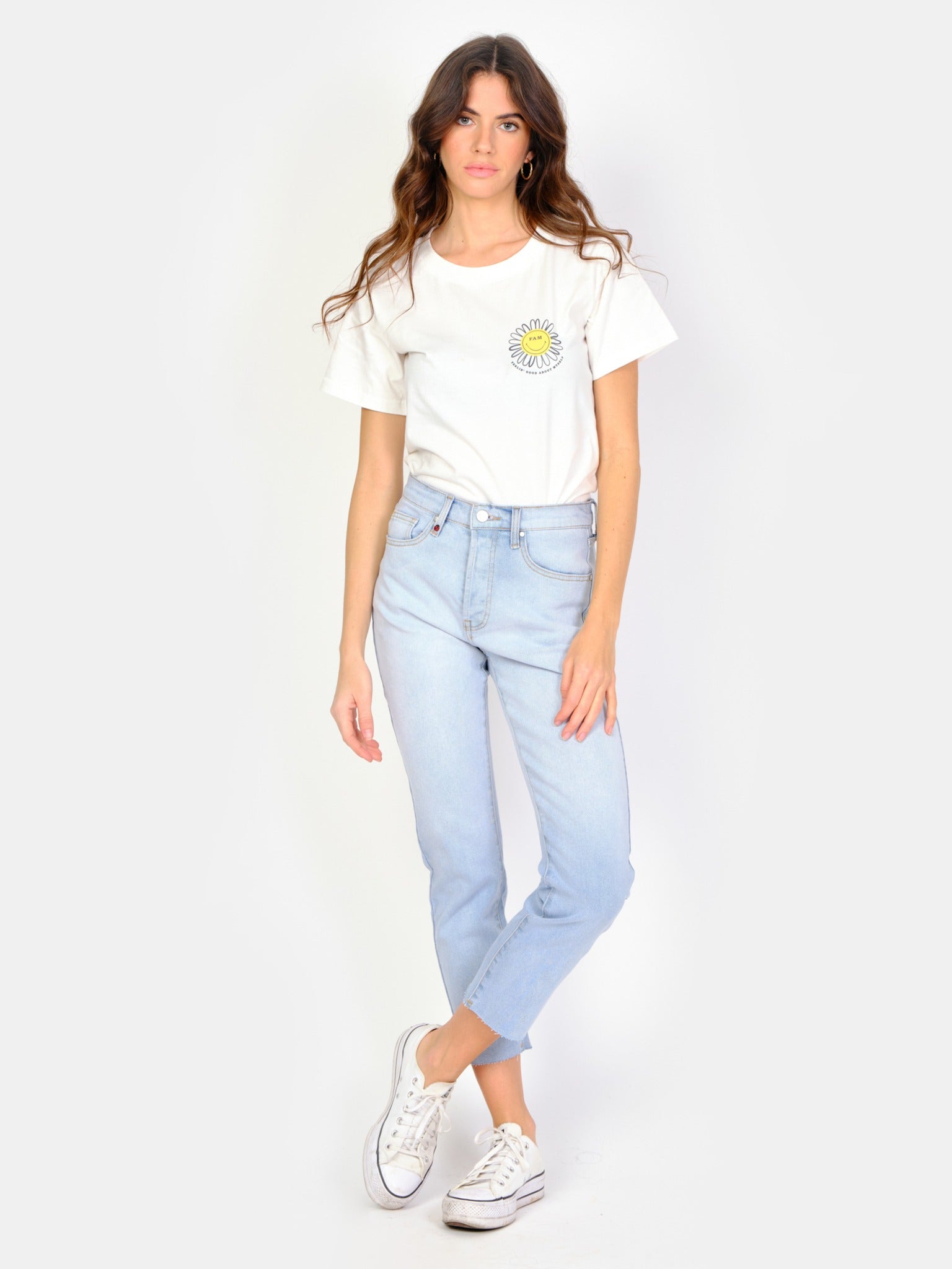 Jean mom bleu PATRICIA BLUE DYE