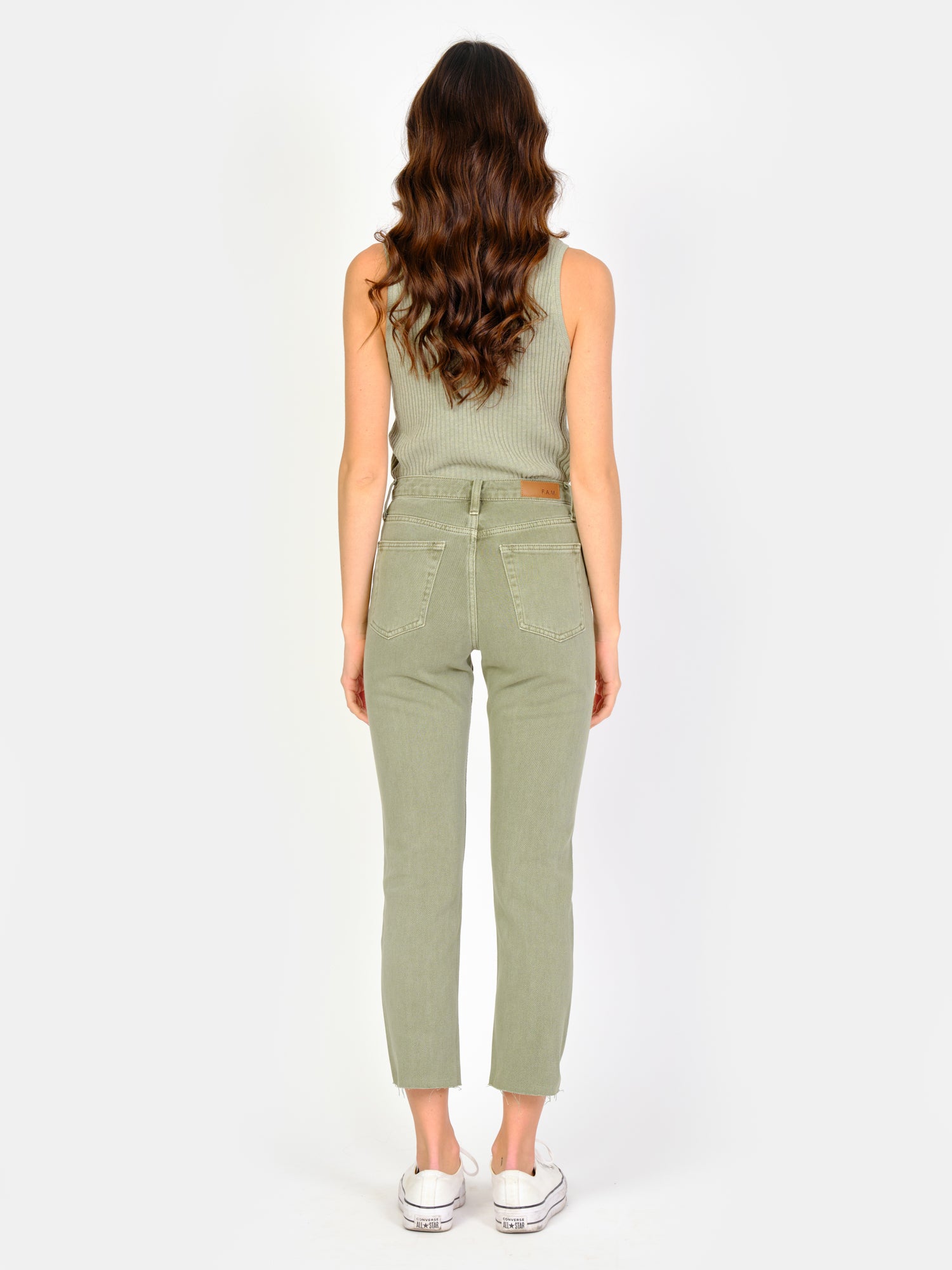 PATRICIA khaki mom jeans