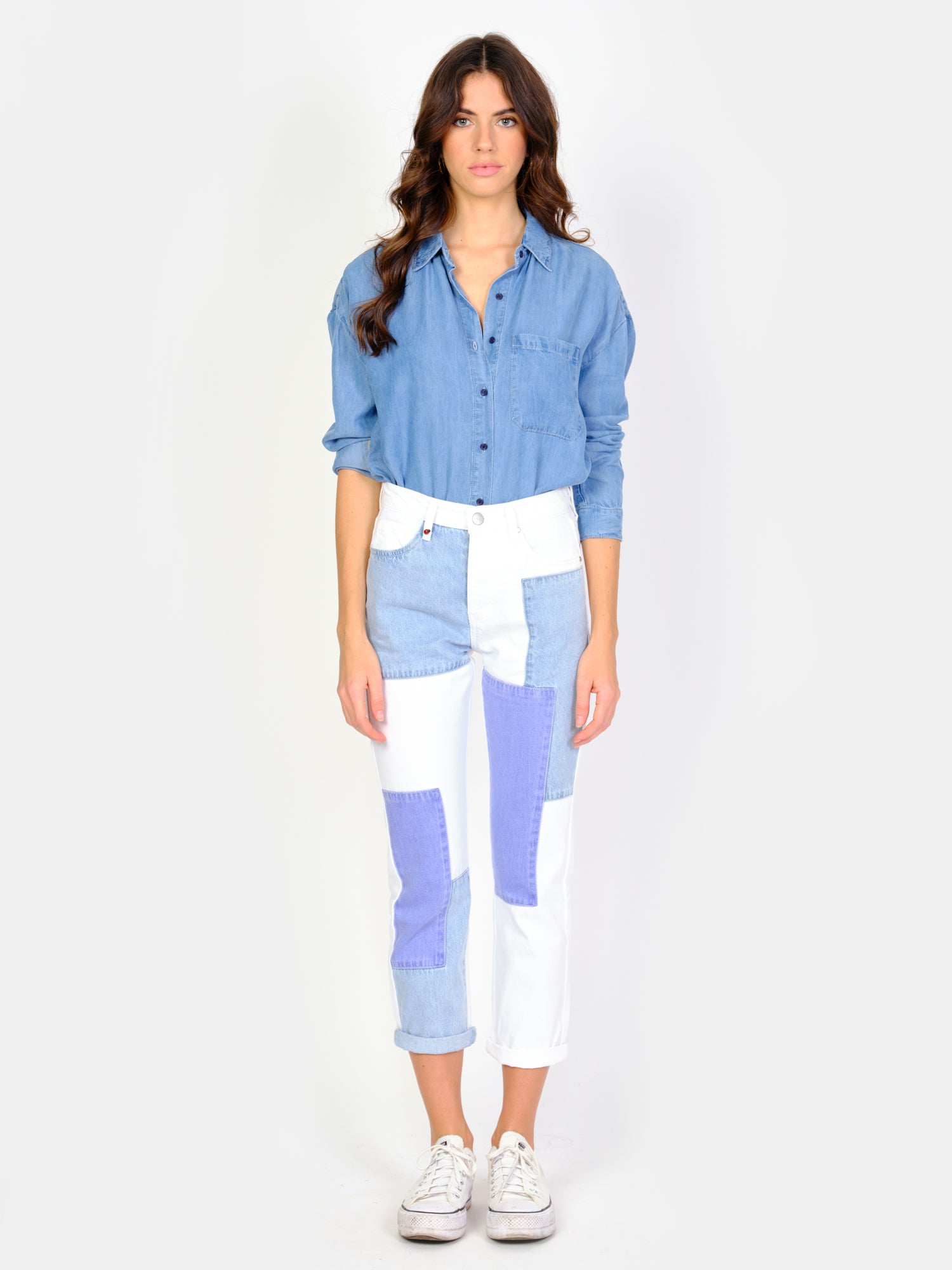 Jeans mom PATRICIA PATCHWORK