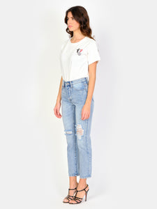 Jean mom bleu PATRICIA SCRAPPER