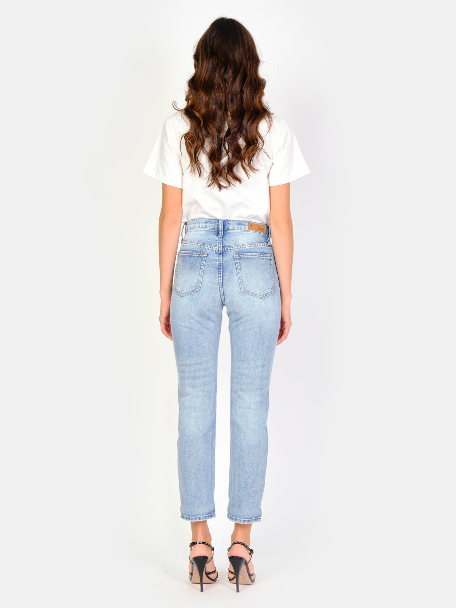 Jean mom bleu PATRICIA SCRAPPER
