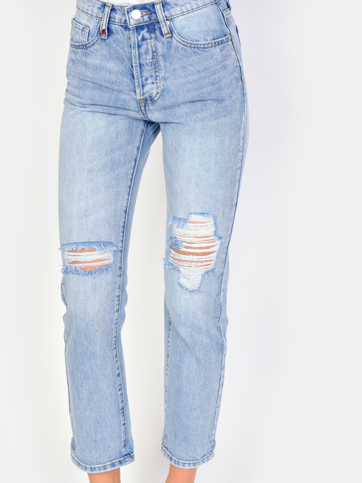 Jean mom bleu PATRICIA SCRAPPER