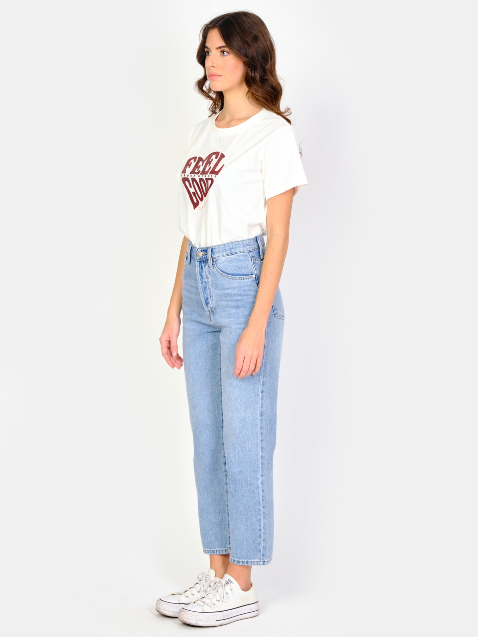 Jean droit court bleu POLA – F.A.M JEANS