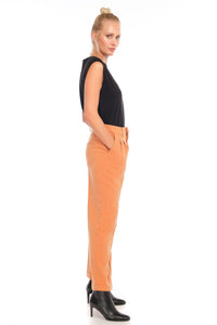Pantalon fluide cognac REEVA
