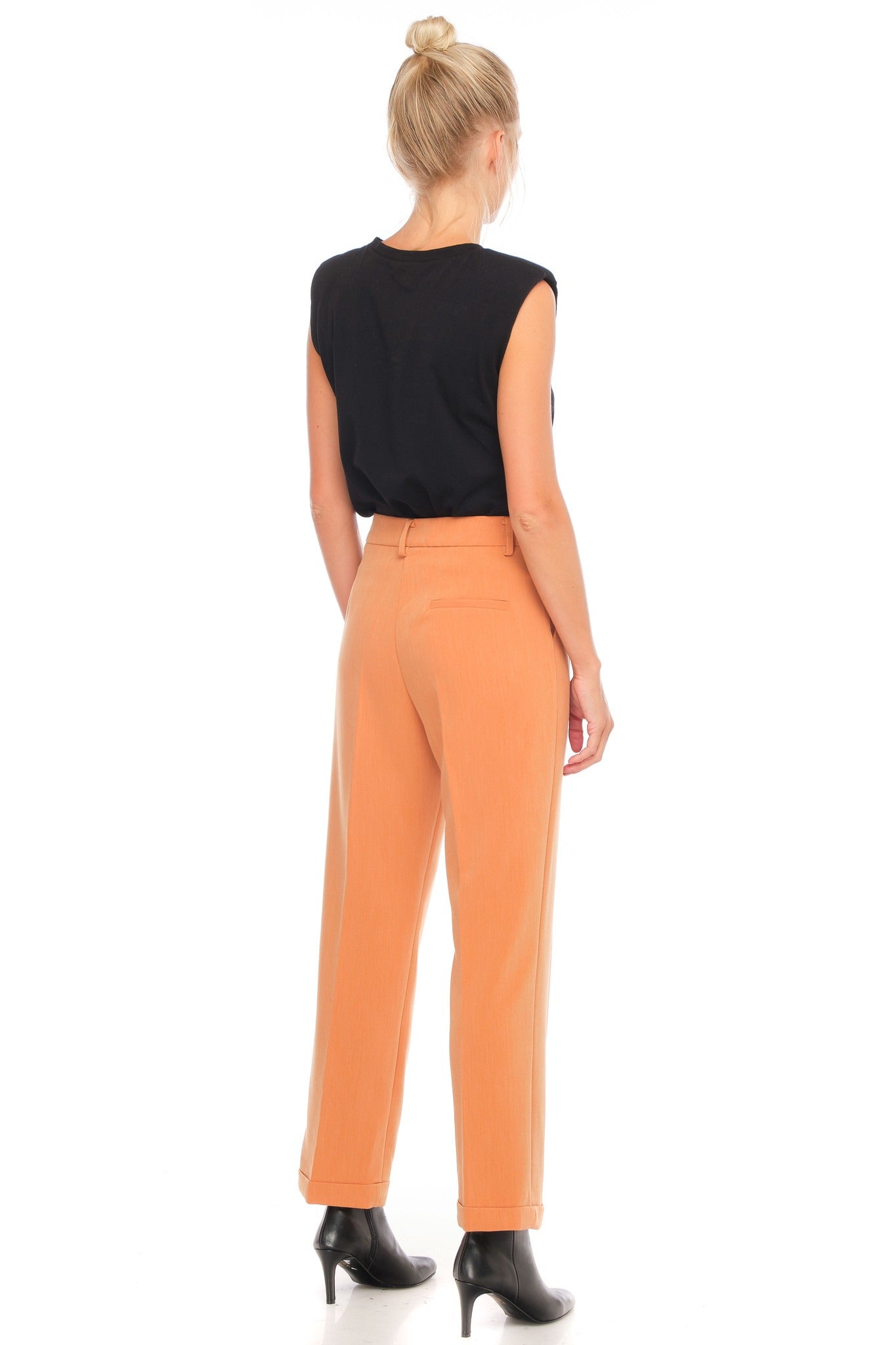 Pantalon fluide cognac REEVA