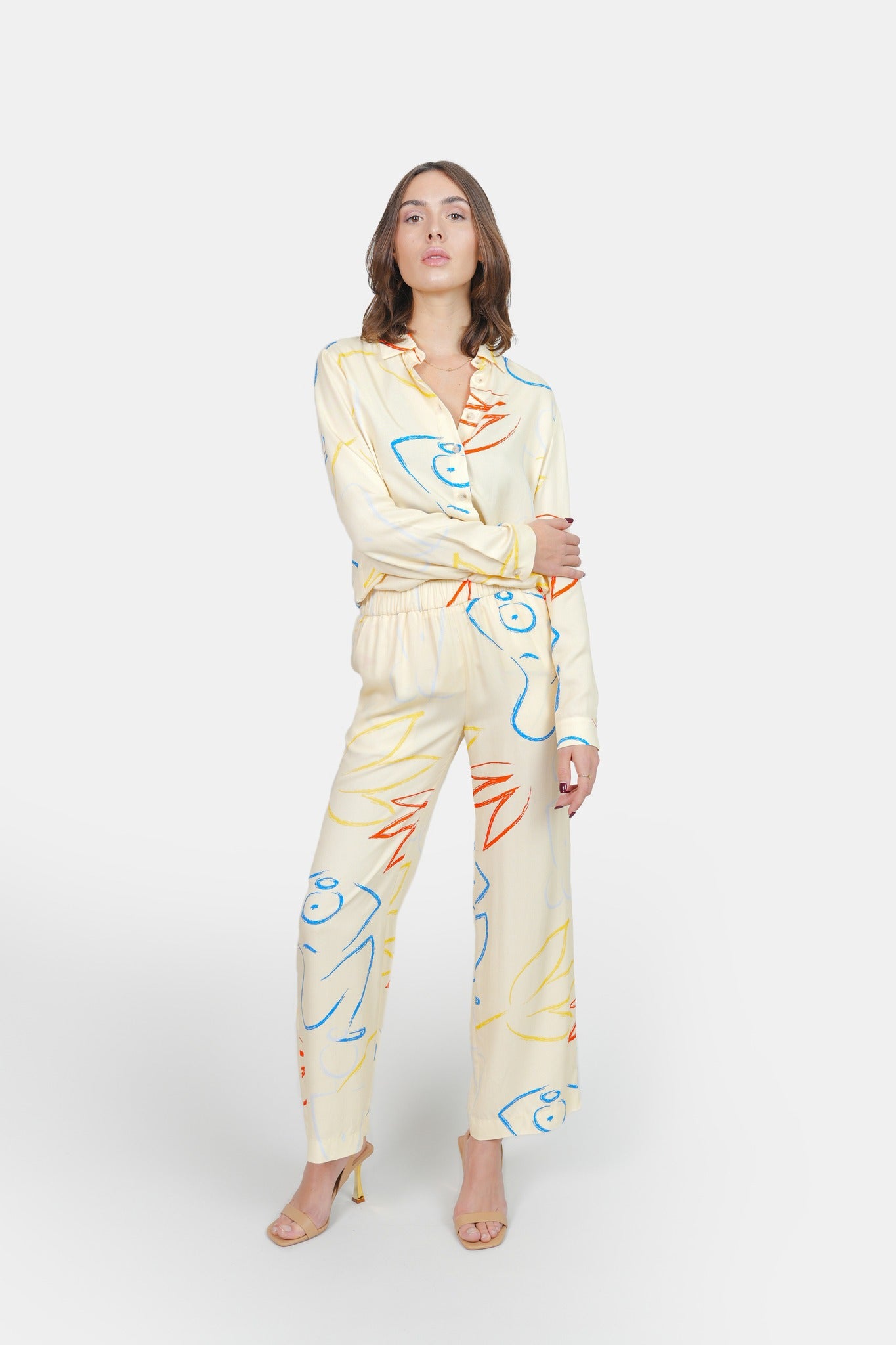 Arty A ROSA printed pants
