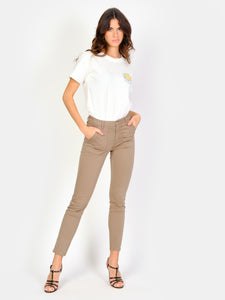 Pantalon chino kaki SHARONE