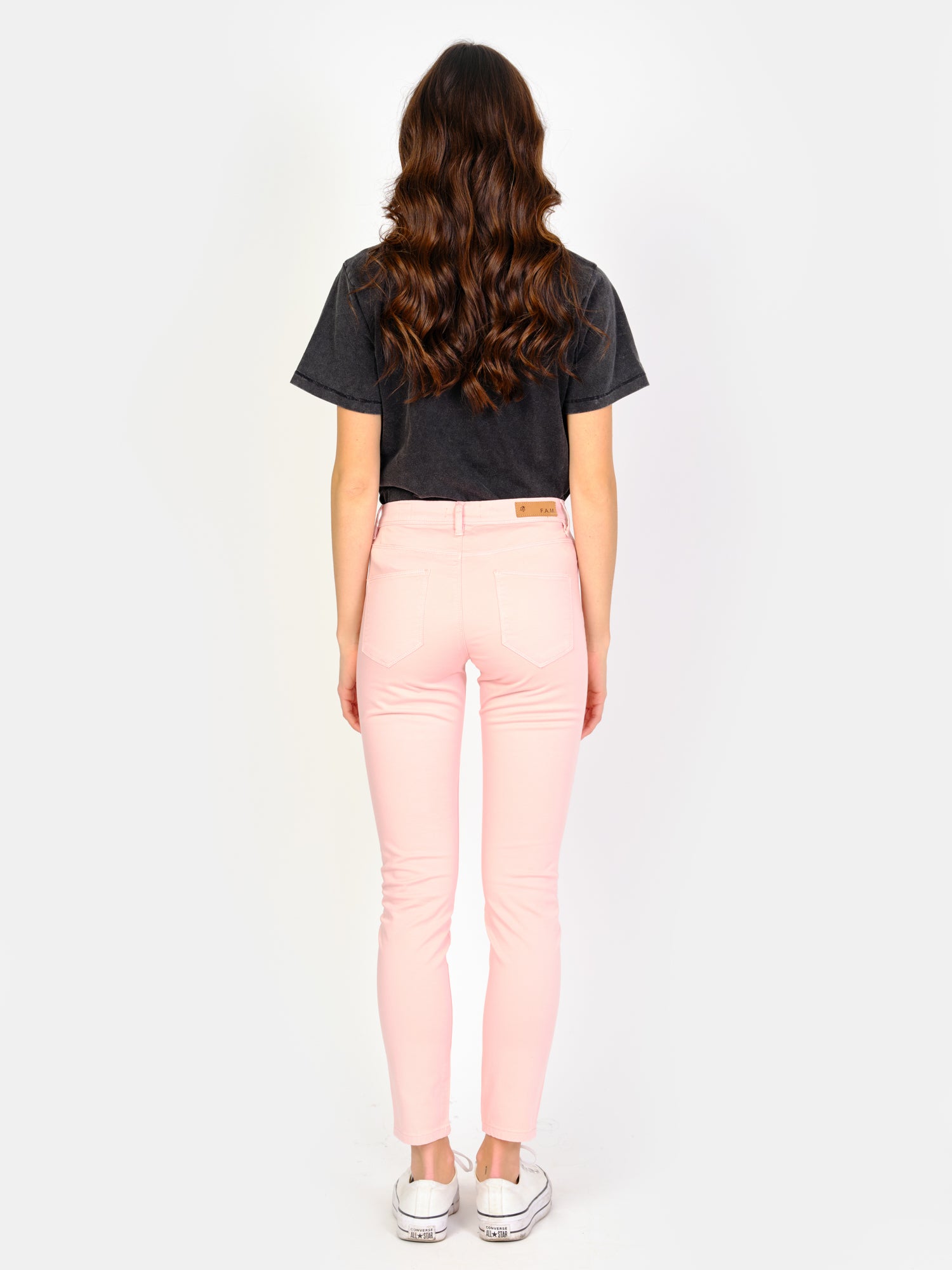 Pantalon chino rose SHARONE