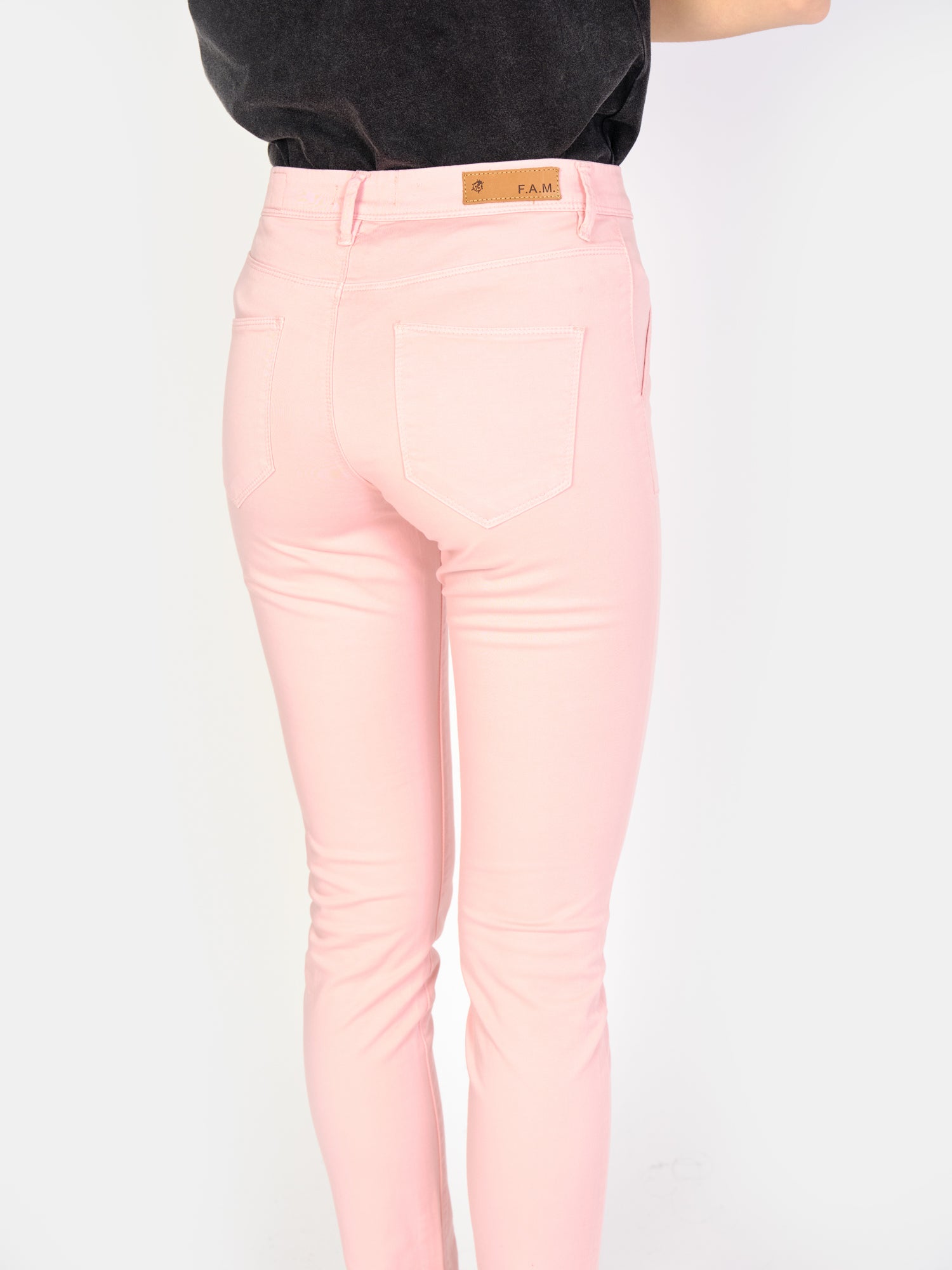 Pantalon chino rose SHARONE