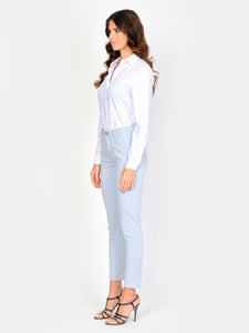 Pantalon chino bleu ciel SHARONE