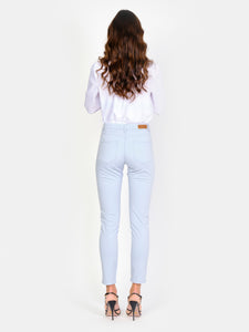 Pantalon chino bleu ciel SHARONE