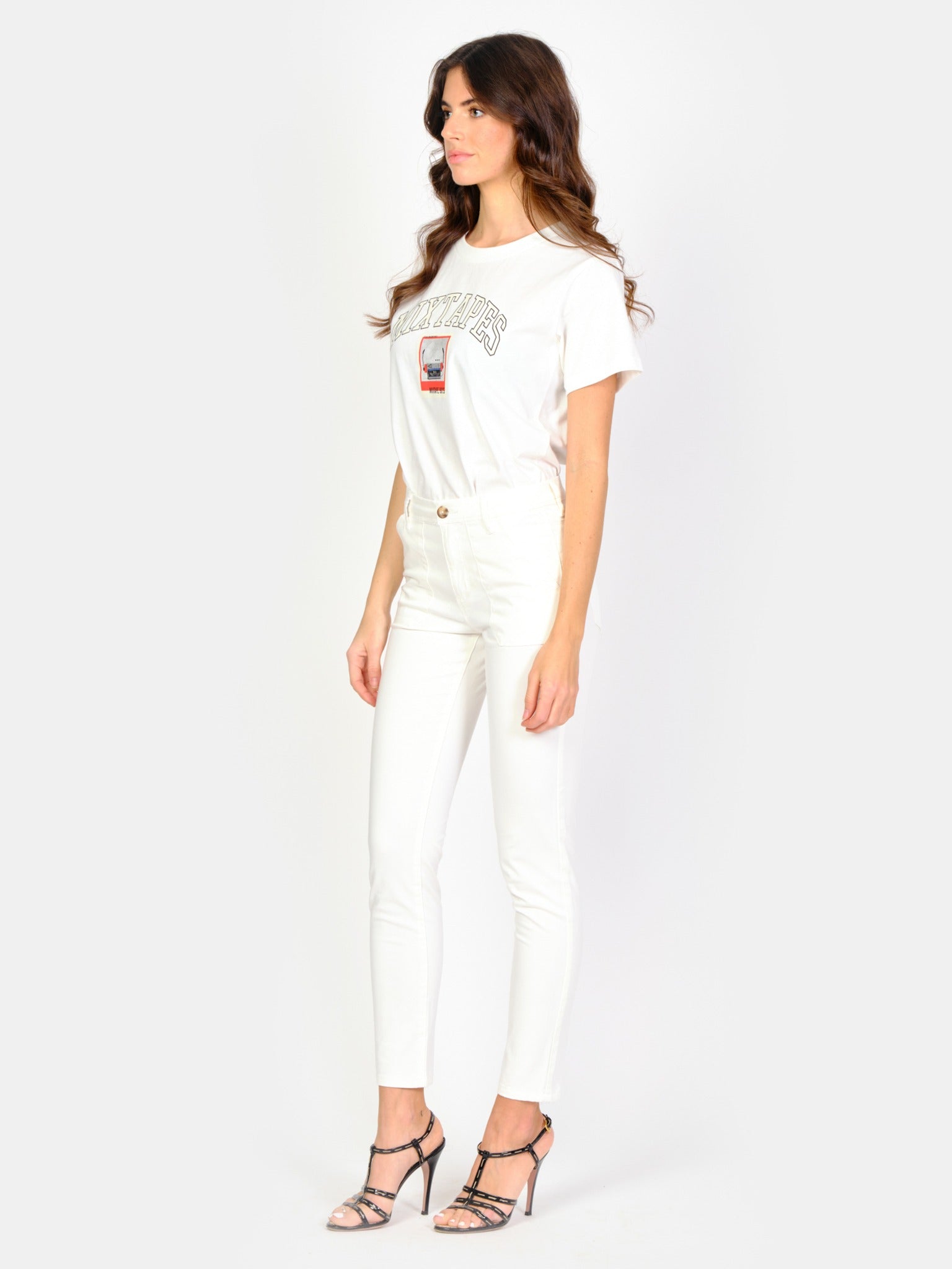 Pantalon chino blanc SHARONE