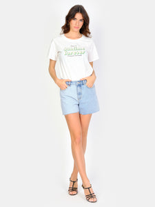 T-shirt avec imprimé TYFFEN SUBLIME blanc
