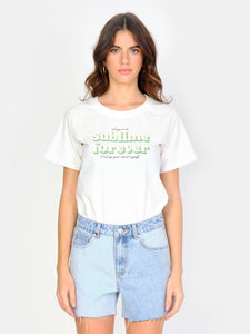 T-shirt avec imprimé TYFFEN SUBLIME blanc