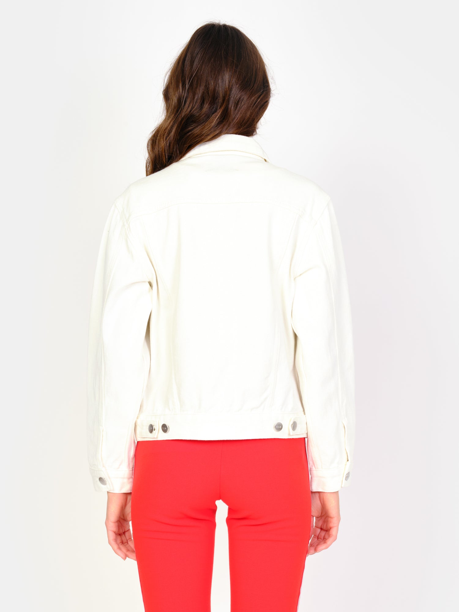 Veste en jean blanc VIVI