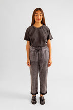 Mom confort gris FRANCE femme, GREY, taille XS, porté par Pauline (1m65) (F.A.M. JEANS) – photo 1